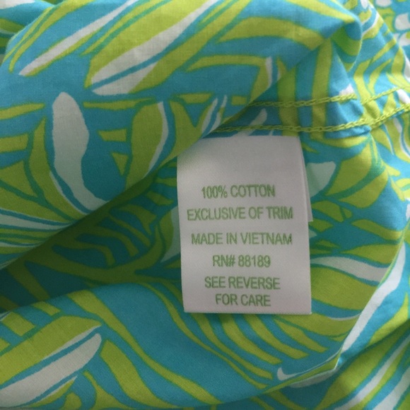 Lilly Pulitzer Button Down In Daisy Darling - Picture 5 of 6